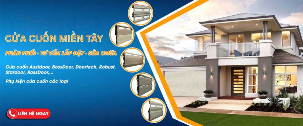Banner cửa cuốn miền tây